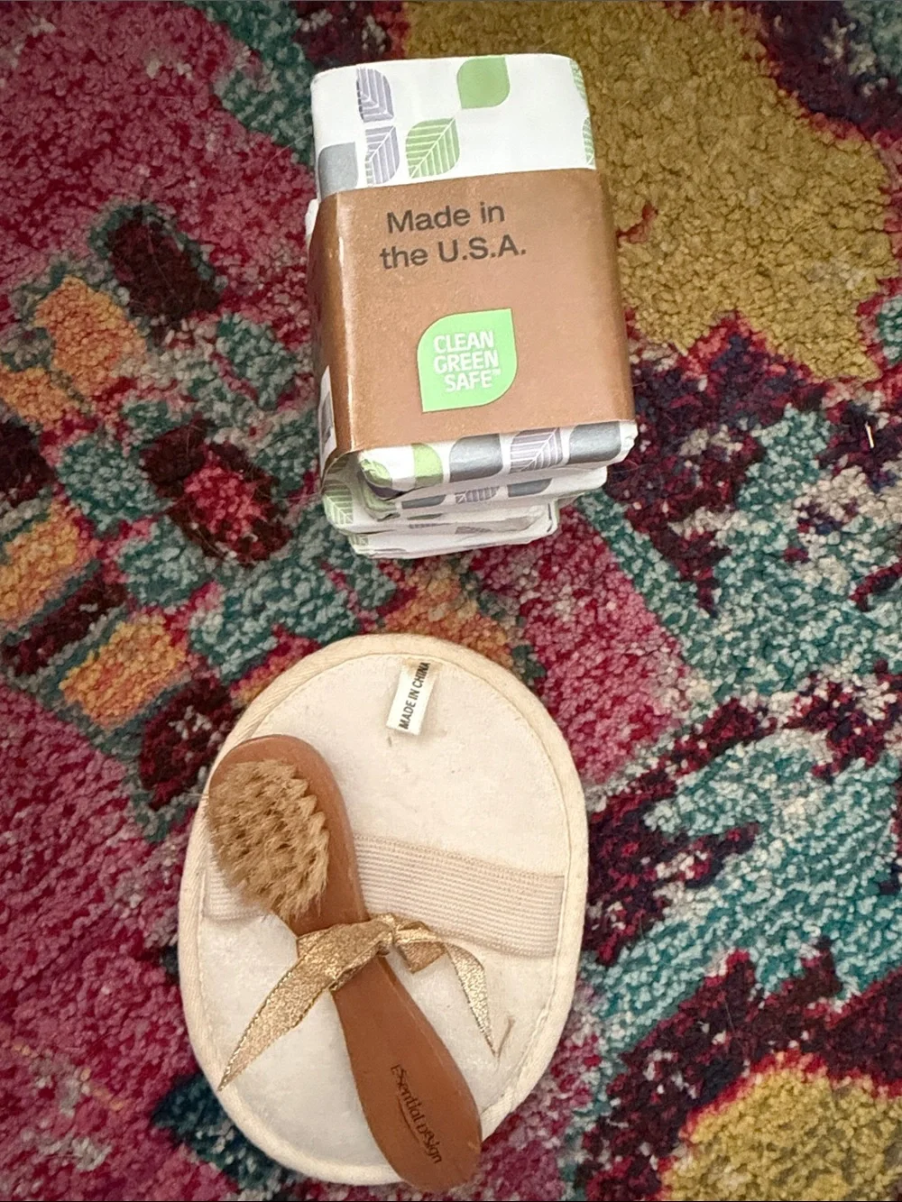 Pure Selects pack of Soap Bars with Exfoliating Tools
